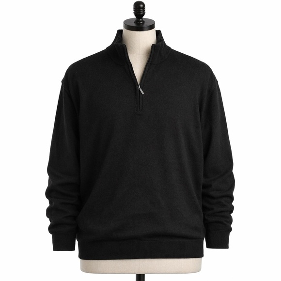 Signature Carrington Other - Signature Carrington Men’s 1/4 Zip Sweater Size 4X Merino Wool Blend